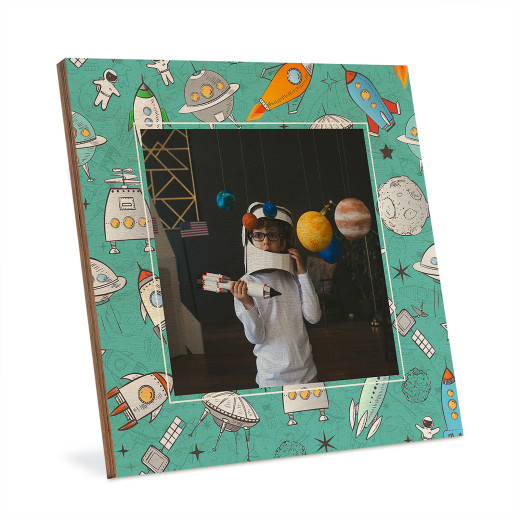 Druk na sklejce w ramce - Kosmiczna Przygoda