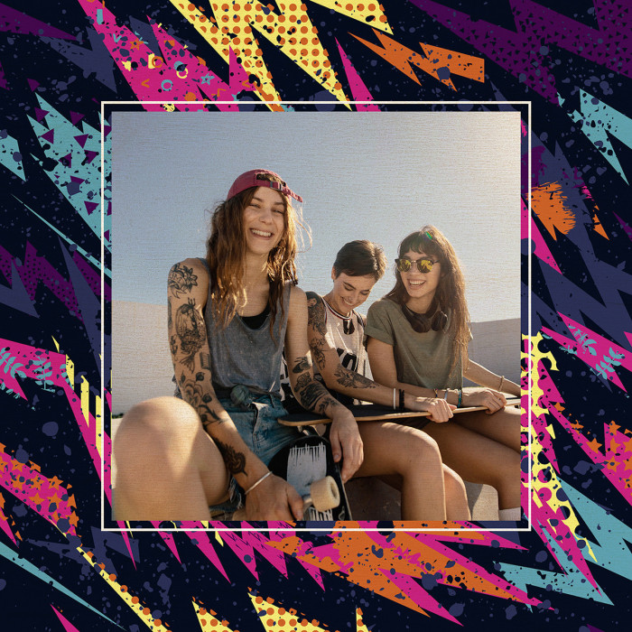 Druk na sklejce w ramce - Graffiti