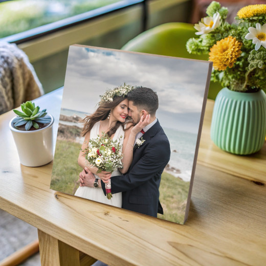 20x20cm Druk Na Sklejce Z Białym Poddrukiem